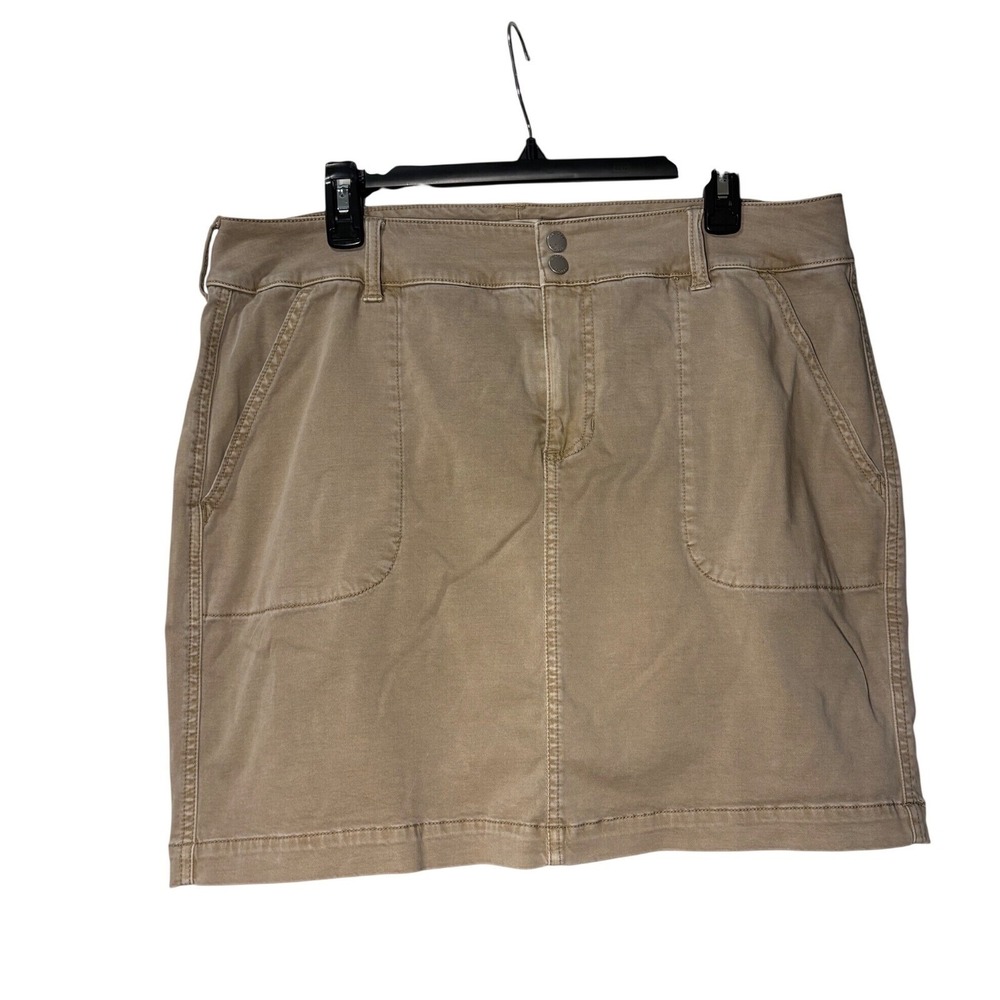 Liverpool Los Angeles Khaki Tan Stretch Skort Women - 14/32‎